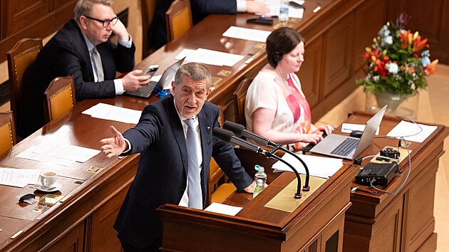 Poslaneck� sn�movna projedn�v� ��dost o vyd�n�  Andreje Babi�e (ANO) a Tomia Okamury (SPD) k trestn�mu st�h�n�. (5. b�ezna 2026)