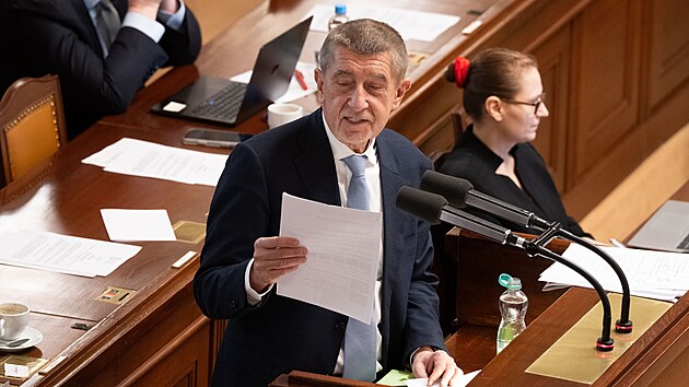 Poslaneck� sn�movna projedn�v� ��dost o vyd�n�  Andreje Babi�e (ANO) a Tomia Okamury (SPD) k trestn�mu st�h�n�. (5. b�ezna 2026)