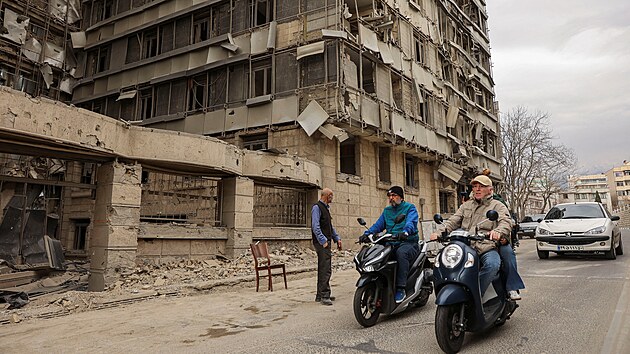 Soukrom� nemocnice Gandhi Hotel Hospital v Teher�nu po izraelsko-americk�m �toku. (2. b�ezna 2026)