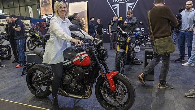 Eva Pavlov� bude m�t novou motorku Triumph Trident 660