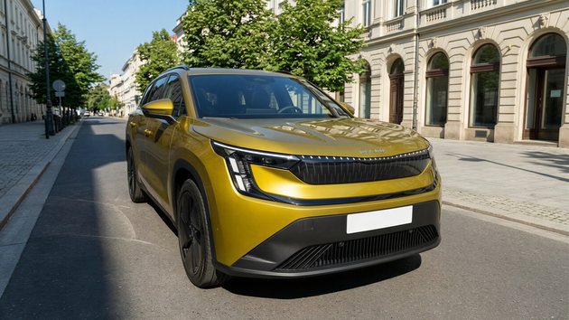 Vizualizace elektromobilu �koda Peaq v pod�n� design�ra Jana Hrodka, kter� k...