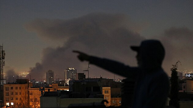 N�sledky izraelsk�ho �toku v �r�nsk�m Teher�nu. (6. b�ezna 2026)