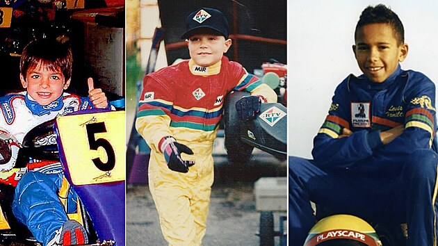 Jezdci leto�ní F1 v �ase. Jak vypadali jako d�ti a jak vypadají dnes?