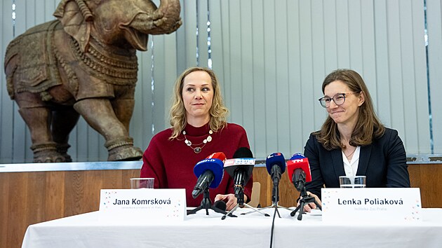 Tiskov� konference k uveden� Lenky Poliakov� do funkce �editelky Zoo Praha. (2. b�ezna 2026)