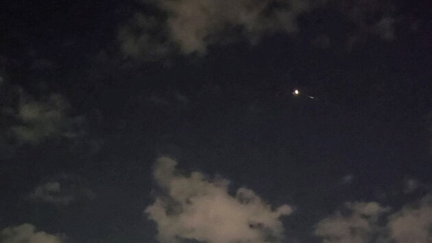Snaha o zachycen� rakety nad izraelsk�m Tel Avivem (5. b�ezna 2026)