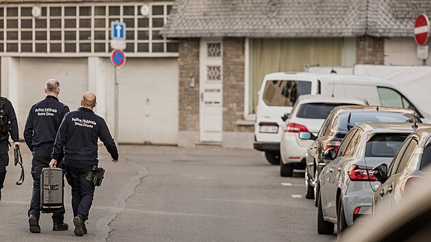 Belgick� policie zasahuje u v�buchu synagogy v Lutychu. (9. b�ezna 2026)