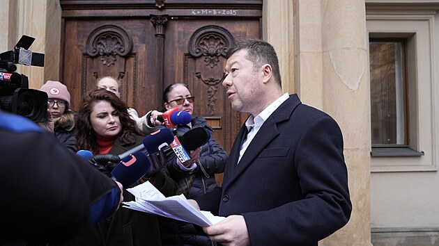 P�edseda Sn�movny a SPD Tomio Okamura p�ed koali�n�m jedn�n�m (2. b�ezna 2026)