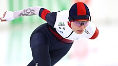 Nikola Zdráhalová v závod� na 1500 metr� na MS ve víceboji.