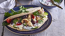 Souvlaki s tzatziki dresingem