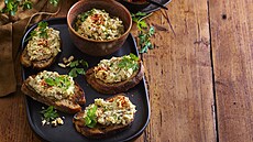 Fazolová pomazánka s o�echy