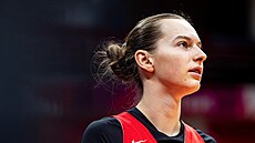 Emma �echová na tréninku ve Wu-chanu.