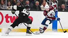 Martin Ne�as z Colorada v utkání s Los Angeles.