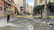 Po�kozené budovy na ji�ním p�edm�stí Bejrútu po izraelském bombardování (4....