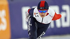 Martina Sáblíková p�i svém posledním závod� kariéry na mistrovství sv�ta ve...