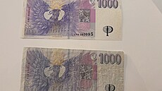 �eská národní banka loni zadr�ela 1682 pad�laných a pozm�n�ných bankovek a...