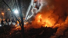 Ruský letecký úder na východoukrajinský Charkov zabil v noci na sobotu nejmén�...