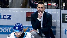 Tomá� Plekanec na st�ída�ce Kladna v utkání na Spart�.