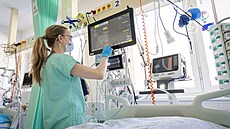 Odd�lení anesteziologie, resuscitace a intenzivní medicíny (na snímku) otev�elo...