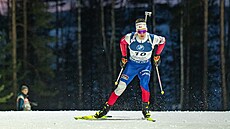 Mikulá� Karlík b�í vytrvalostní závod v Kontiolahti.