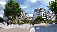 Architektka Eva Ji�i�n� navrhla mezi ulicemi Veve�� a Kounicovou v Brn� soubor...