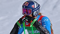 Italka Sofia Goggiaová b�hem super-G v Soldeu