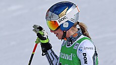 Ester Ledecká b�hem super-G v Soldeu