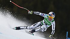 Ester Ledecká b�hem super-G v Soldeu