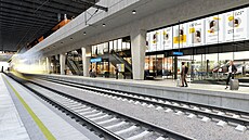 Vizualizace smíchovského nádra�í po rekonstrukci