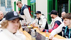 �eský parahokejový tým v Milán�.