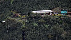 Pohled na kávové plantá�e v Planadas v oblasti Tolima (25. �íjna 2021)