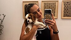 Aryna Sabalenková se p�ed startem turnaje v Indian Wells pochlubila �ty�nohým...