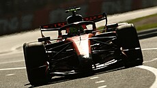 Lando Norris z McLarenu b�hem tréninku v Austrálii