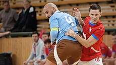 Adam Knobloch v �erveném dresu �eské futsalové reprezentace