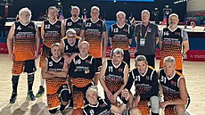 Mu�stvo basketbalist�, které tvo�í �e�i a Slováci, na Sv�tových hrách veterán�...