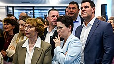 P�íznivci strany K�es�anskodemokratická unie (CDU). (8. b�ezna 2026)