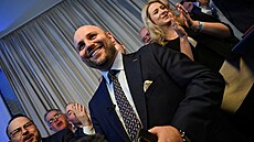 Markus Frohnmaier, hlavní kandidát krajn� pravicové strany Alternativa pro...