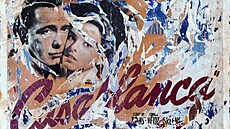 Výtvarné dílo Casablanca, jeho� autorem je Mimmo Rotella, vznikalo v letech...