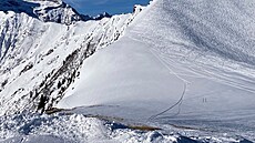 Fotografie z dovolené Evy Pavlové a Petra Pavla z rakouských Alp. (3. b�ezna...