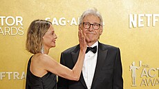 Calista Flockhartová a Harrison Ford na udílení Actor Awards v Los Angeles (1....