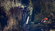 Nehoda u Dobro�ovic, od které utekl �idi�. (28. února 2026)