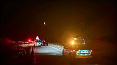 Nehoda u Dobro�ovic, od které utekl �idi�. (28. února 2026)