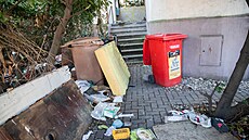 Neudr�ovaná vila v Blanické ulici v Olomouci nedaleko nádra�í se stala místem...