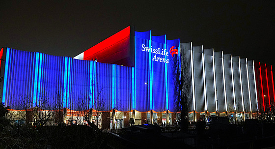 Swiss Life Arena v Curychu, jeden z hlavních stadion� mistrovství sv�ta.