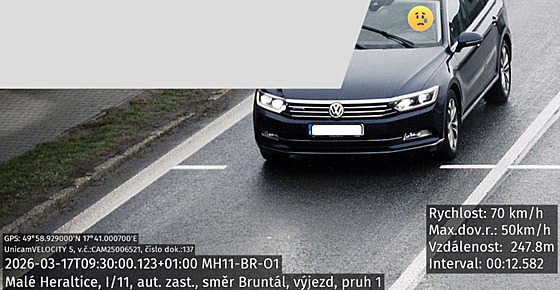 �idi� volkswagenu dostane za jednu jízdu mezi Bruntálem a Opavou t�i oznámení o...