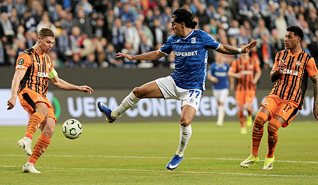 Šachtar Doněck na úvod osmifinále Konferenční ligy vyhrál v Poznani