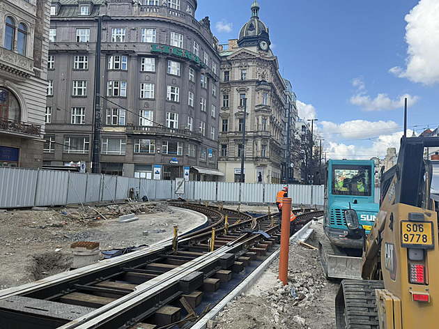 Jak postupuje stavba tramvajové trati u muzea: cestující už brzy využijí dvě novinky