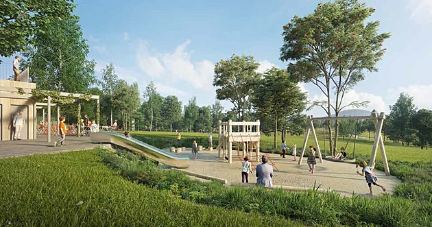 Roudnice se rozšoupla. Lesopark za 55 milionů si ale naplno užijí až vnoučata