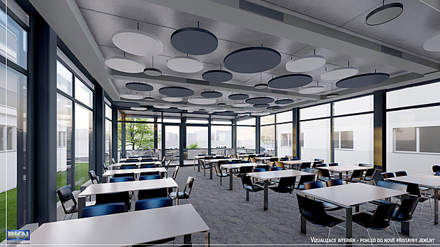 Strop musí držet podpěry. Největší školní jídelnu ve Vysokém Mýtě čeká nákladná rekonstrukce