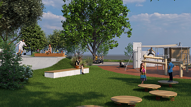 Nové Město nechce kácet, dopravní hřiště i skatepark včlení mezi stromy