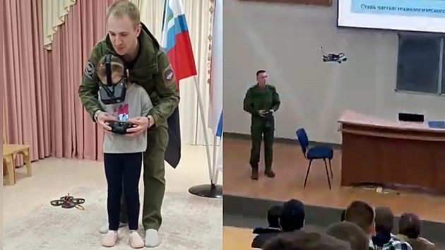 Příprava na válku odmalička. Rusové učí děti ovládat drony už ve školce